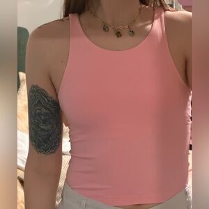 Free People Coral Pink Racerback Tank